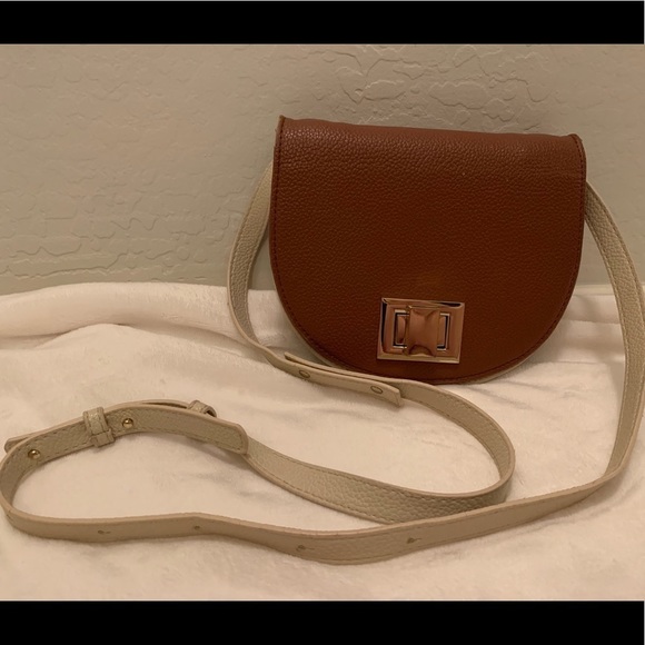 Steve Madden Handbags - Steve Madden | Brown and Cream Cross Body Purse